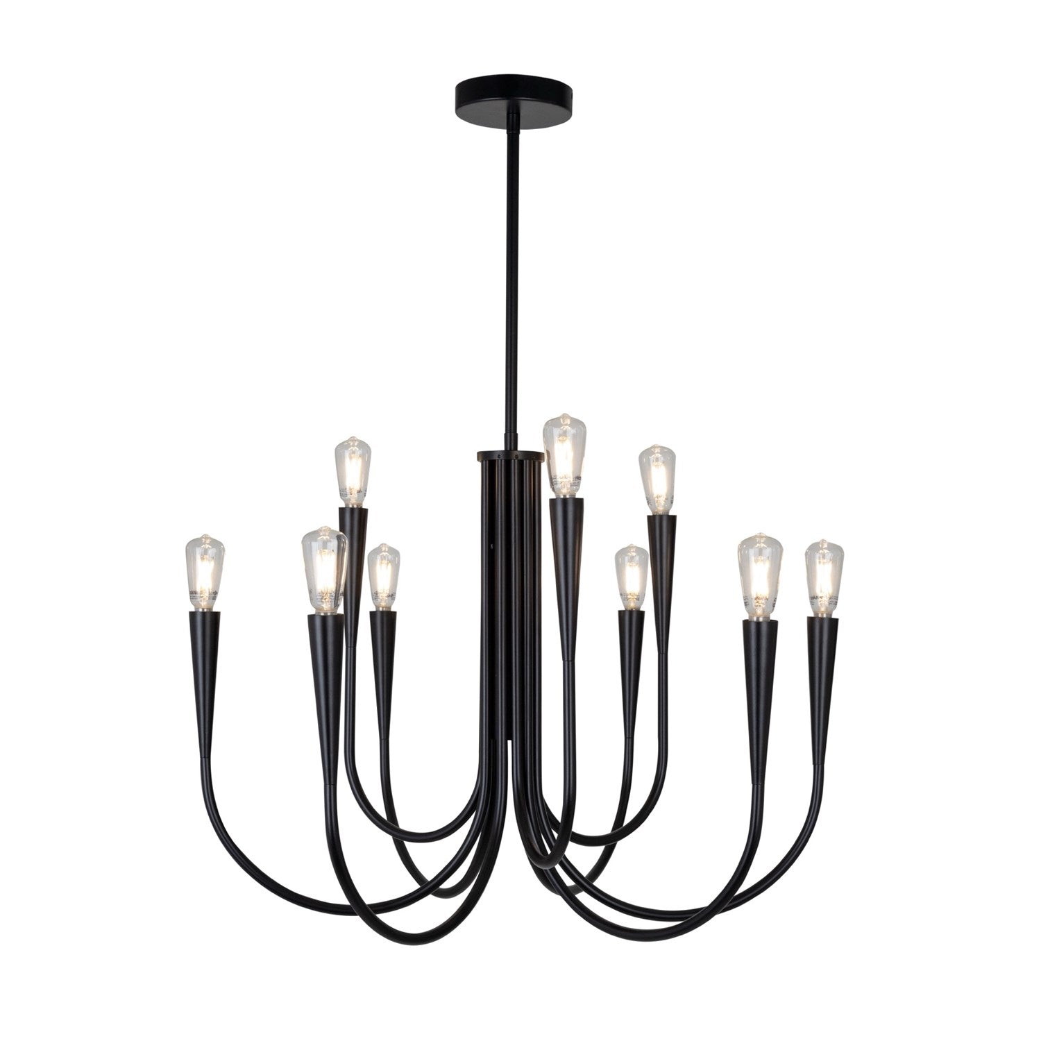 Collection 9-Light Chandelier Black by Artcraft