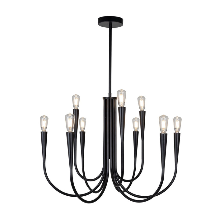 Collection 9-Light Chandelier Black by Artcraft