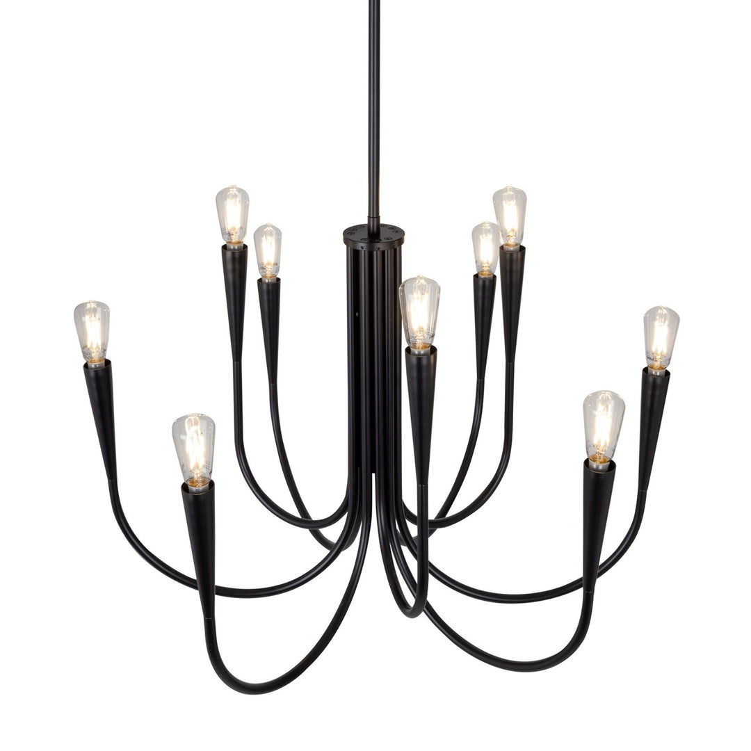 Collection 9-Light Chandelier Black