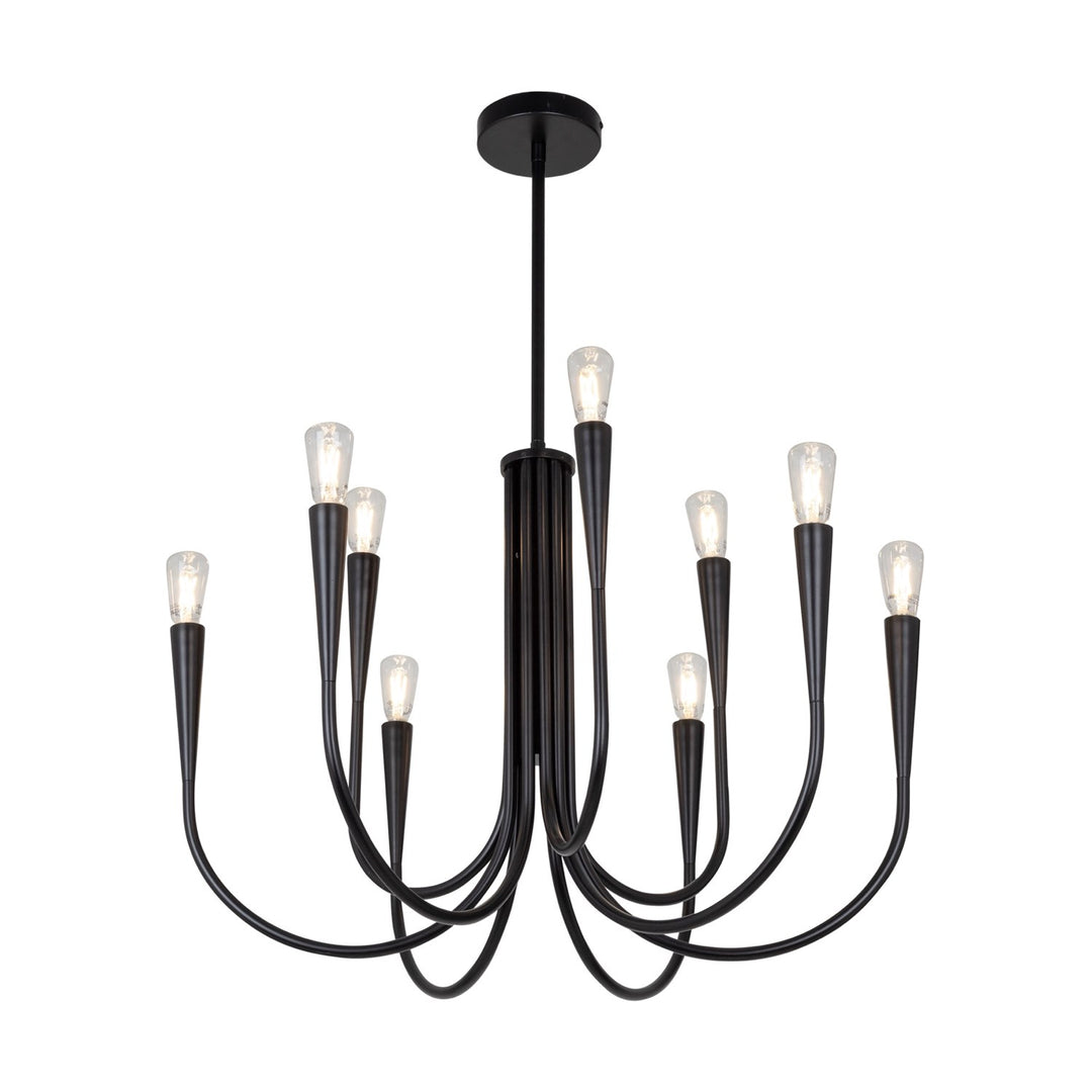 Collection 9-Light Chandelier Black