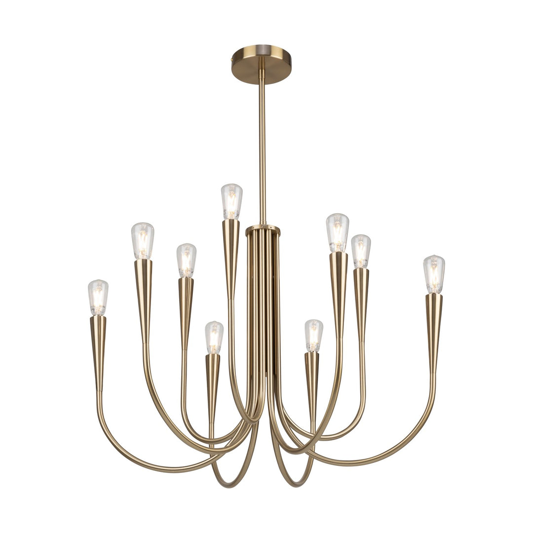 Collection 9-Light Chandelier Brass by Artcraft