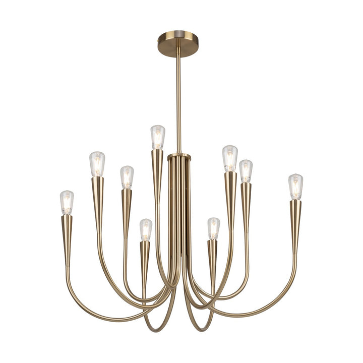 Collection 9-Light Chandelier Brass by Artcraft