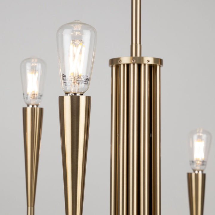 Collection 9-Light Chandelier Brass