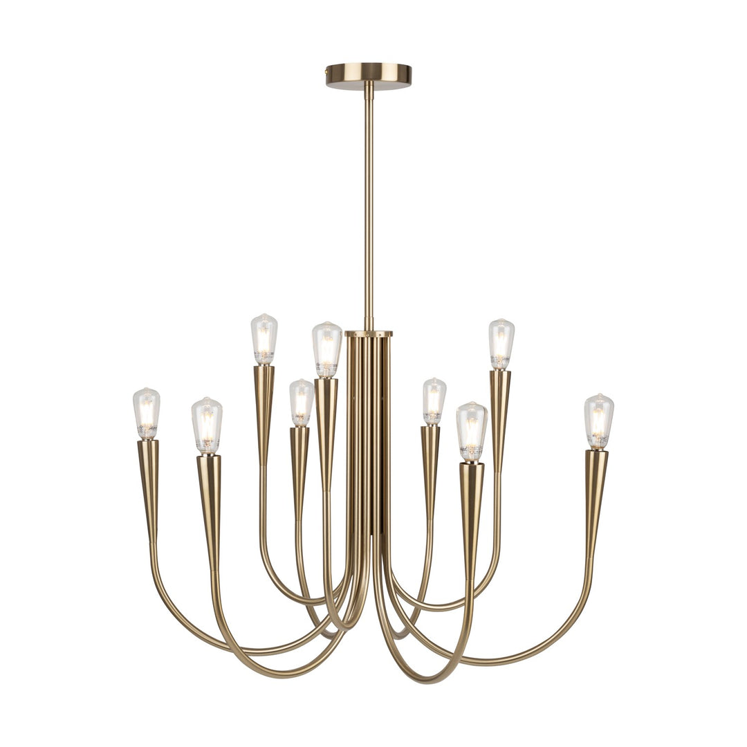 Collection 9-Light Chandelier Brass