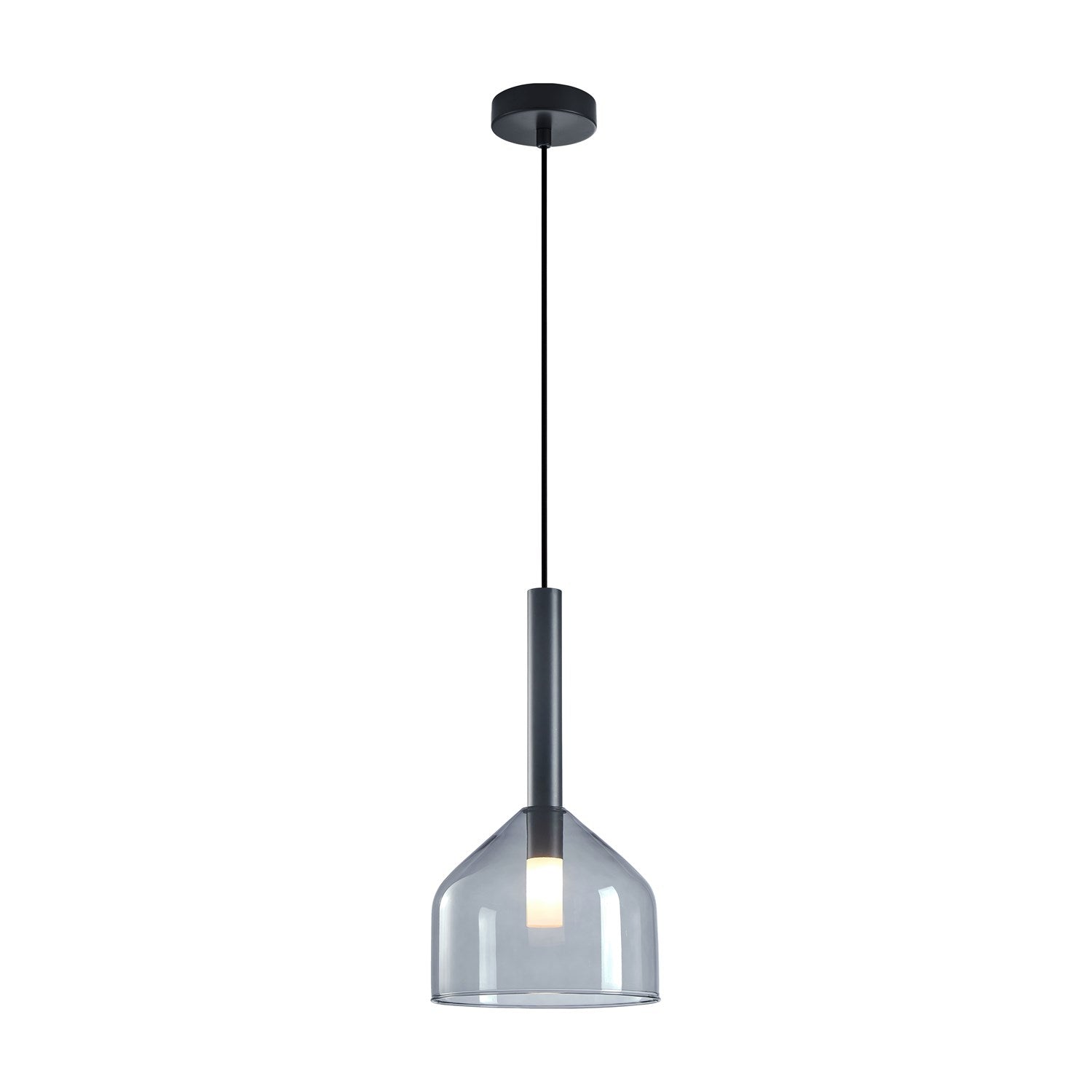 Collection 1-Light Pendant Black by Artcraft