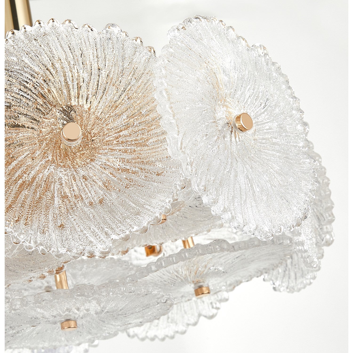 Collection 6-Light Semi-Flush Mount Brass