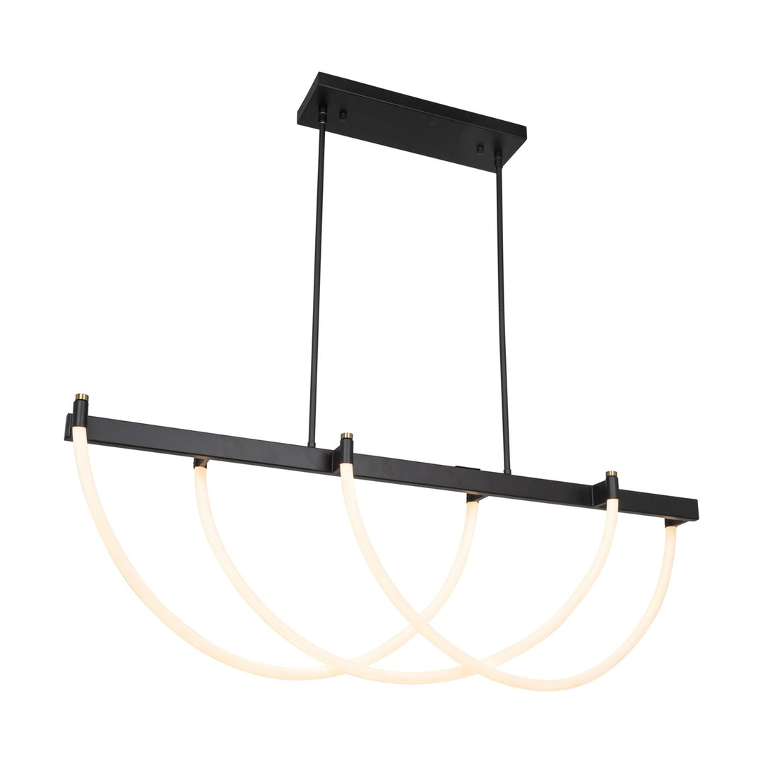 Collection Island Light Black And Brushed Brass by Artcraft
