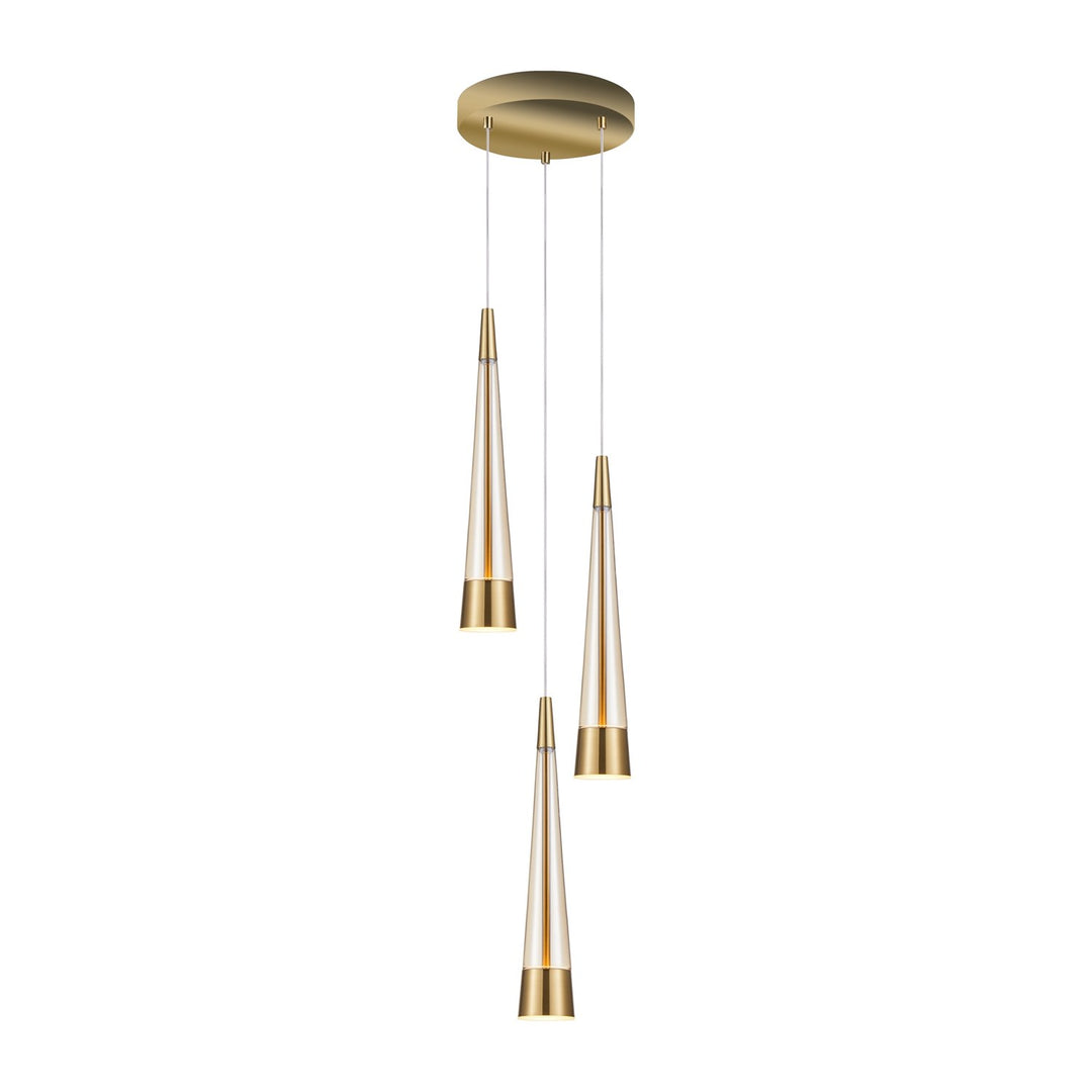 Collection 3-Light Chandelier Brass by Artcraft