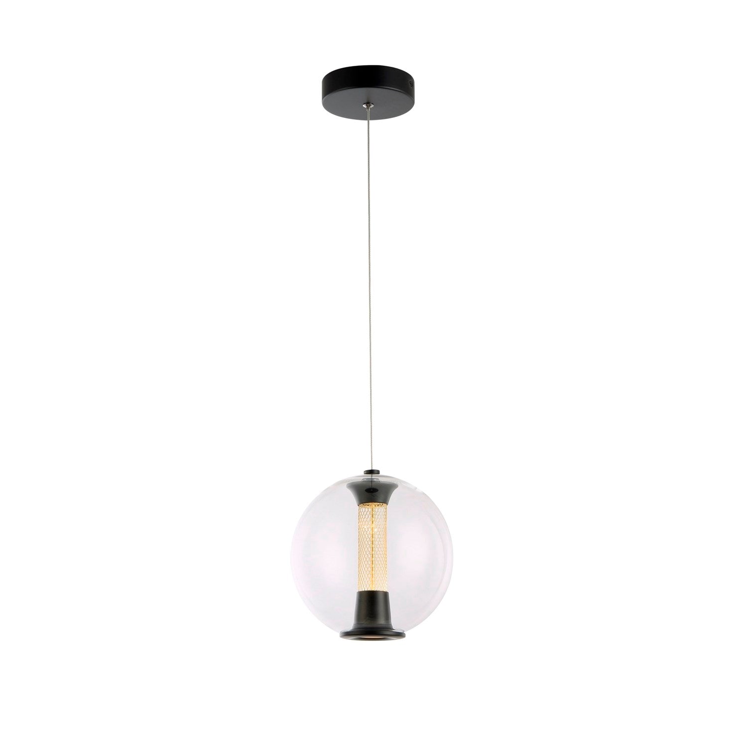Collection 1-Light Pendant Black by Artcraft