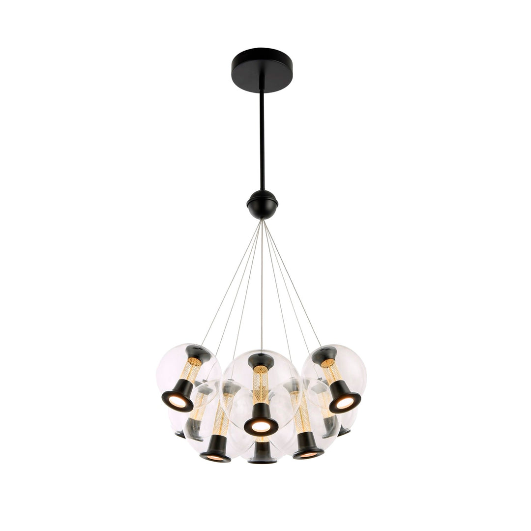 Collection 8-Light Chandelier Black by Artcraft