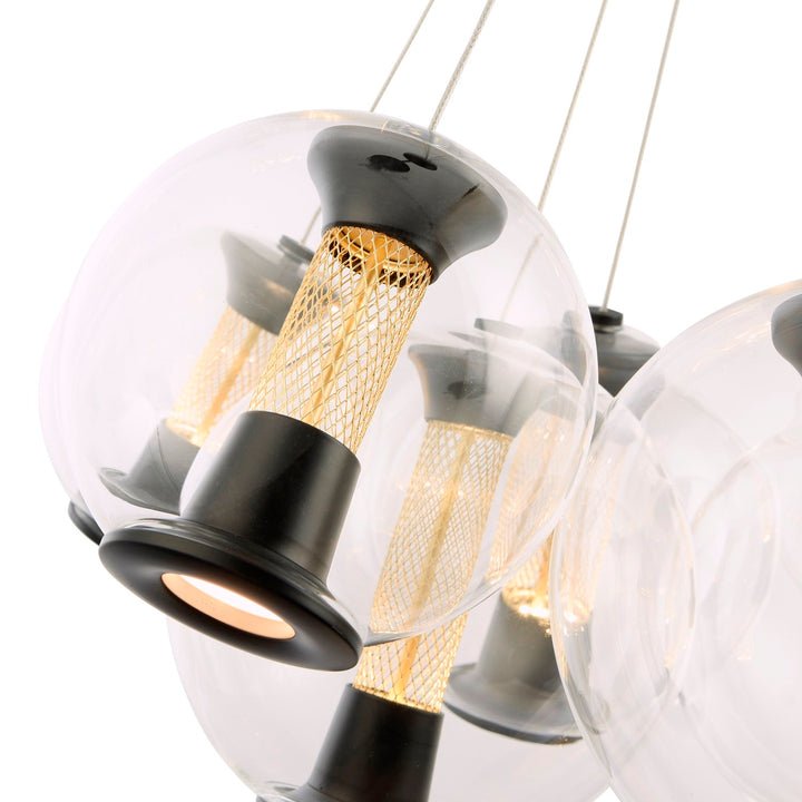 Collection 8-Light Chandelier Black
