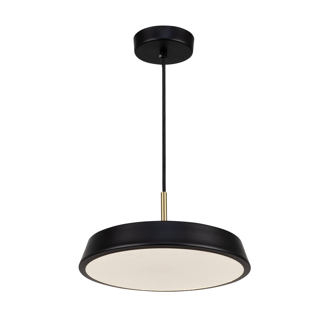 Collection 1-Light 12" Pendant Black by Artcraft