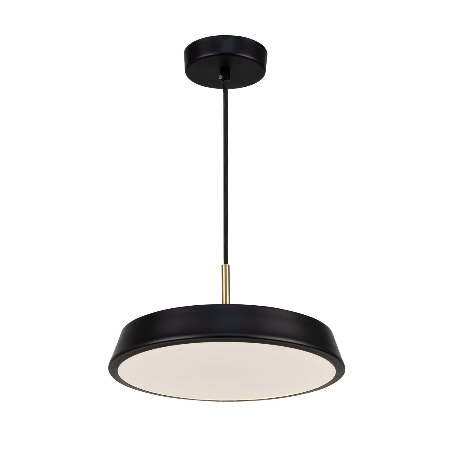 Collection 1-Light 12" Pendant Black by Artcraft