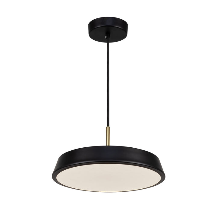 Collection 1-Light 12" Pendant Black by Artcraft
