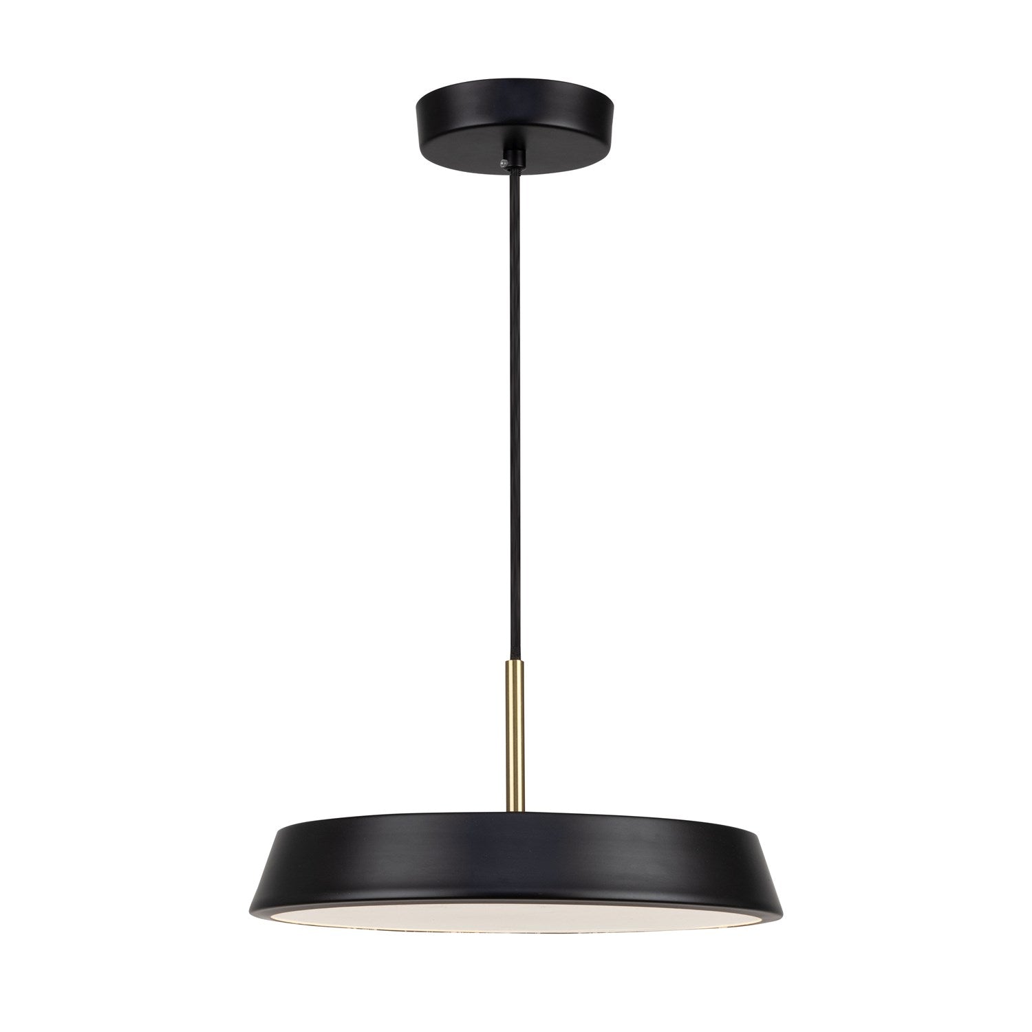 Collection 1-Light 12" Pendant Black