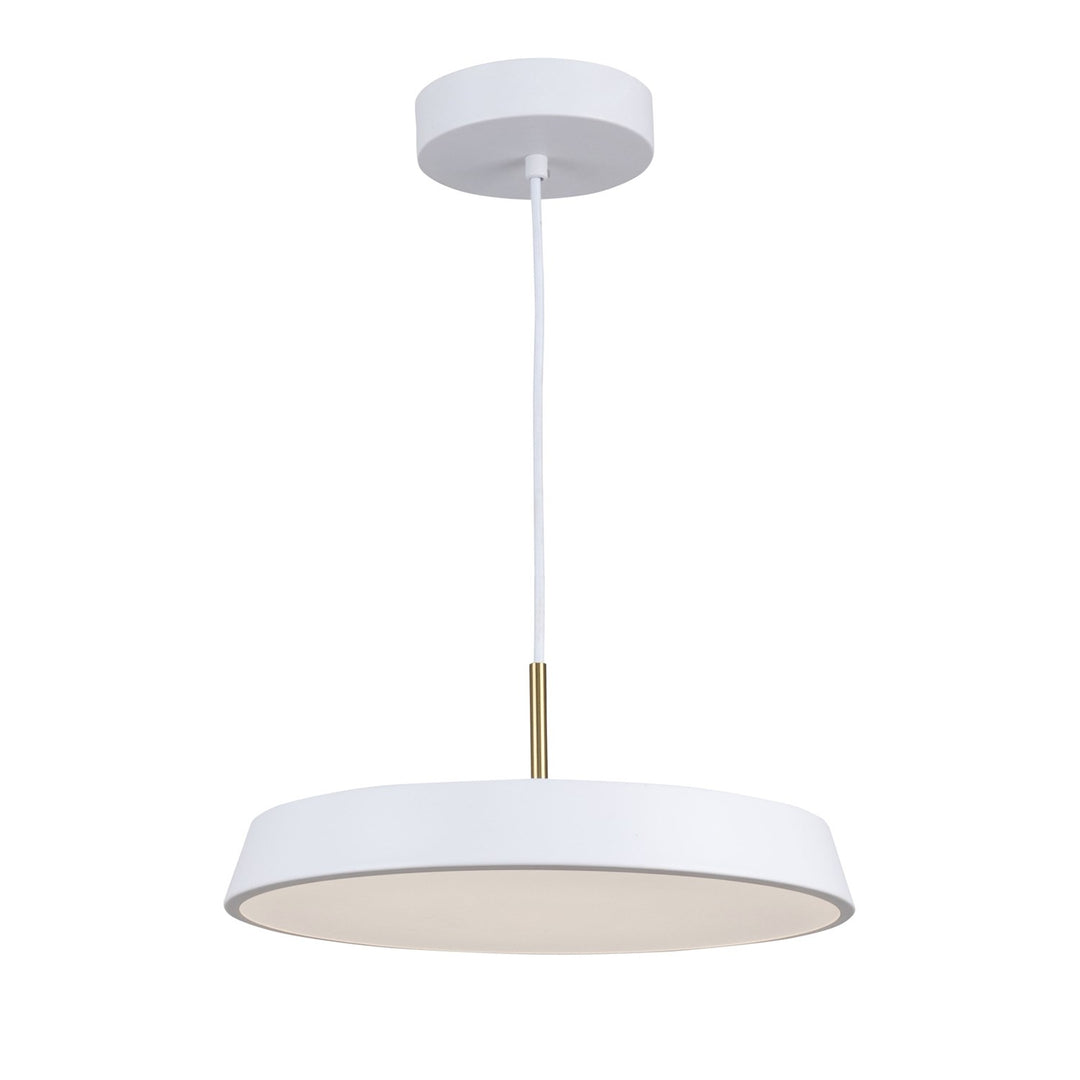Collection 1-Light 12" Pendant White