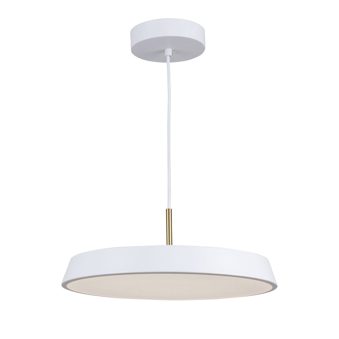 Collection 1-Light 16" Pendant White