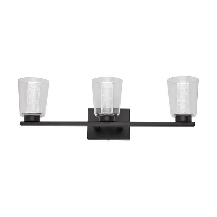 Collection 3-Light Bathroom Vanity Fixture Black