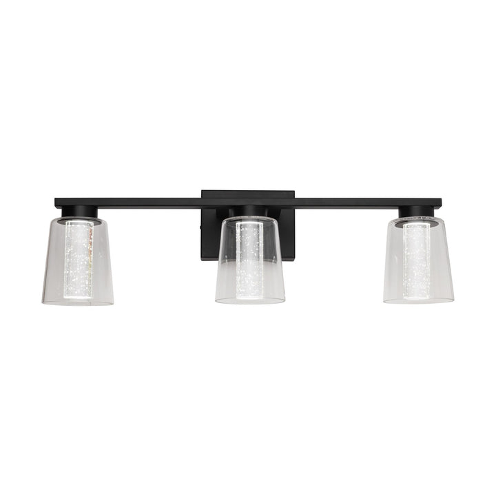 Collection 3-Light Bathroom Vanity Fixture Black