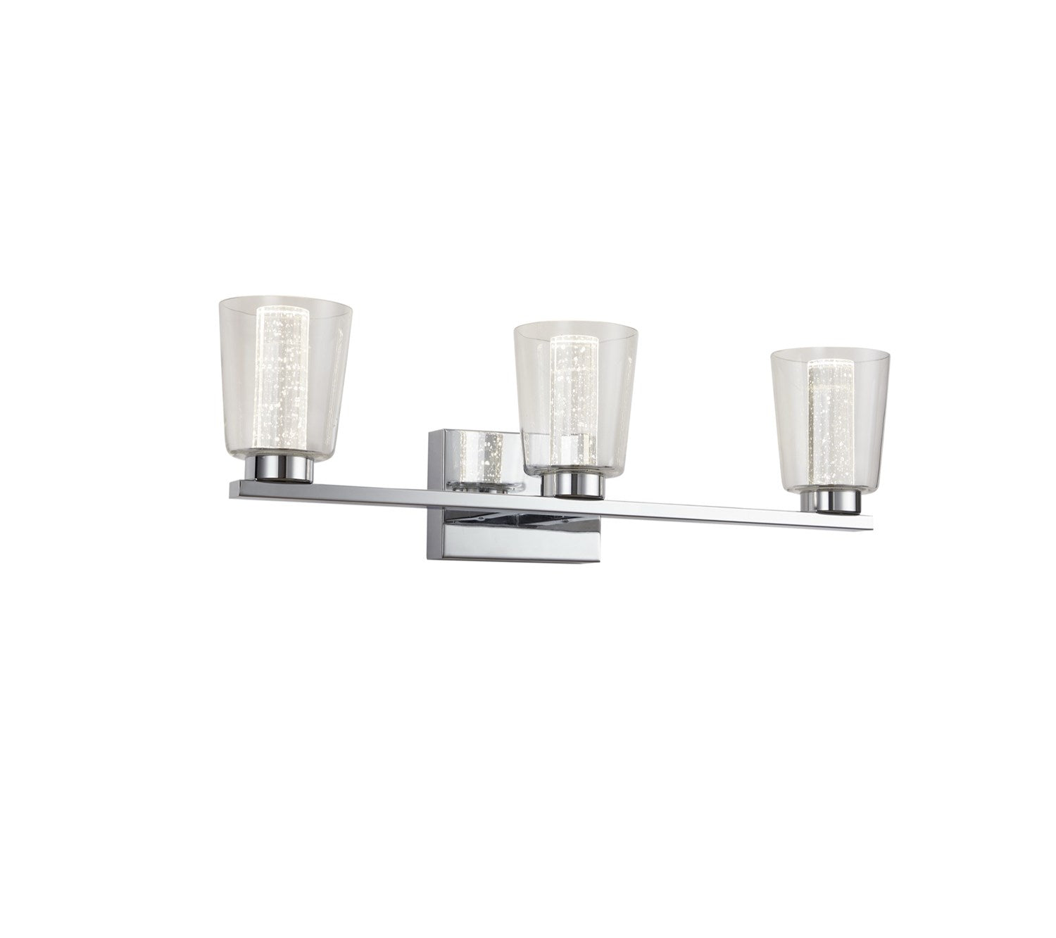 Collection 3-Light Bathroom Vanity Fixture Chrome