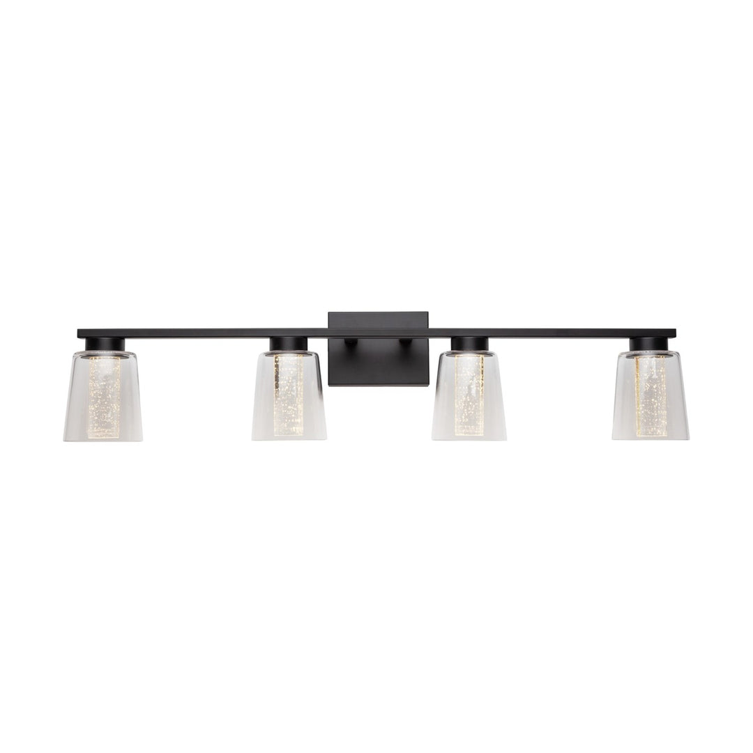 Collection 4-Light Bathroom Vanity Fixture Black by Artcraft