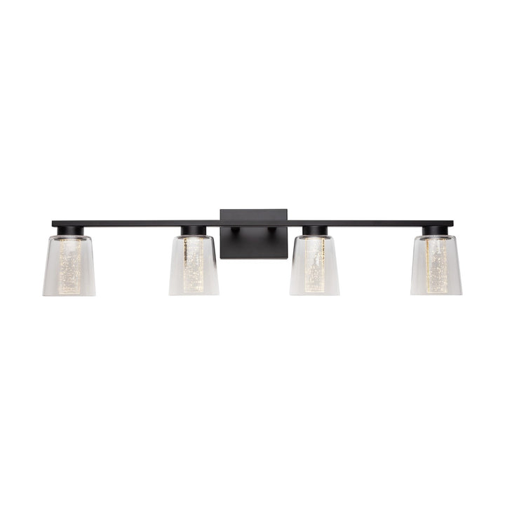 Collection 4-Light Bathroom Vanity Fixture Black by Artcraft