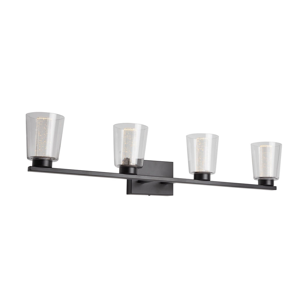 Collection 4-Light Bathroom Vanity Fixture Black