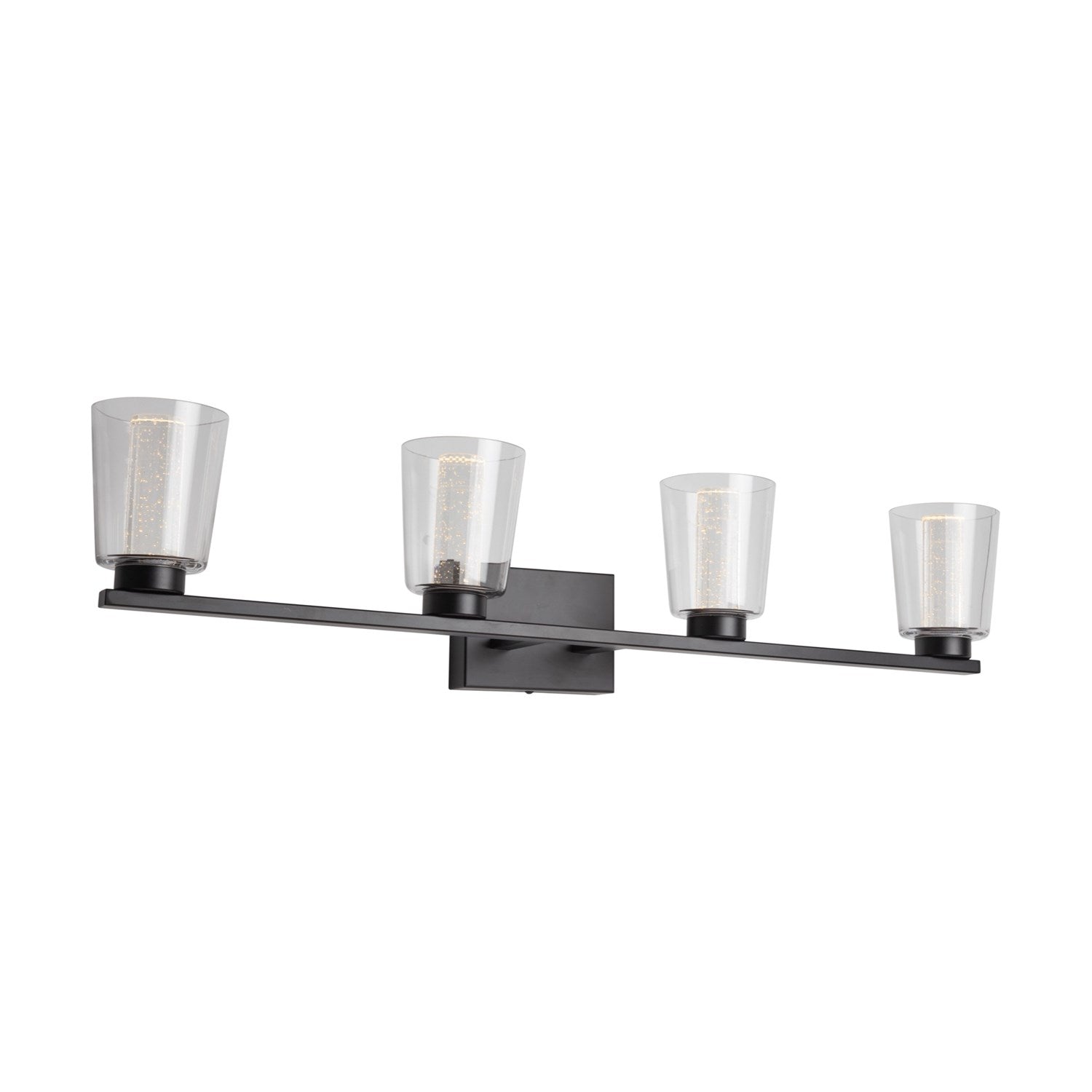 Collection 4-Light Bathroom Vanity Fixture Black