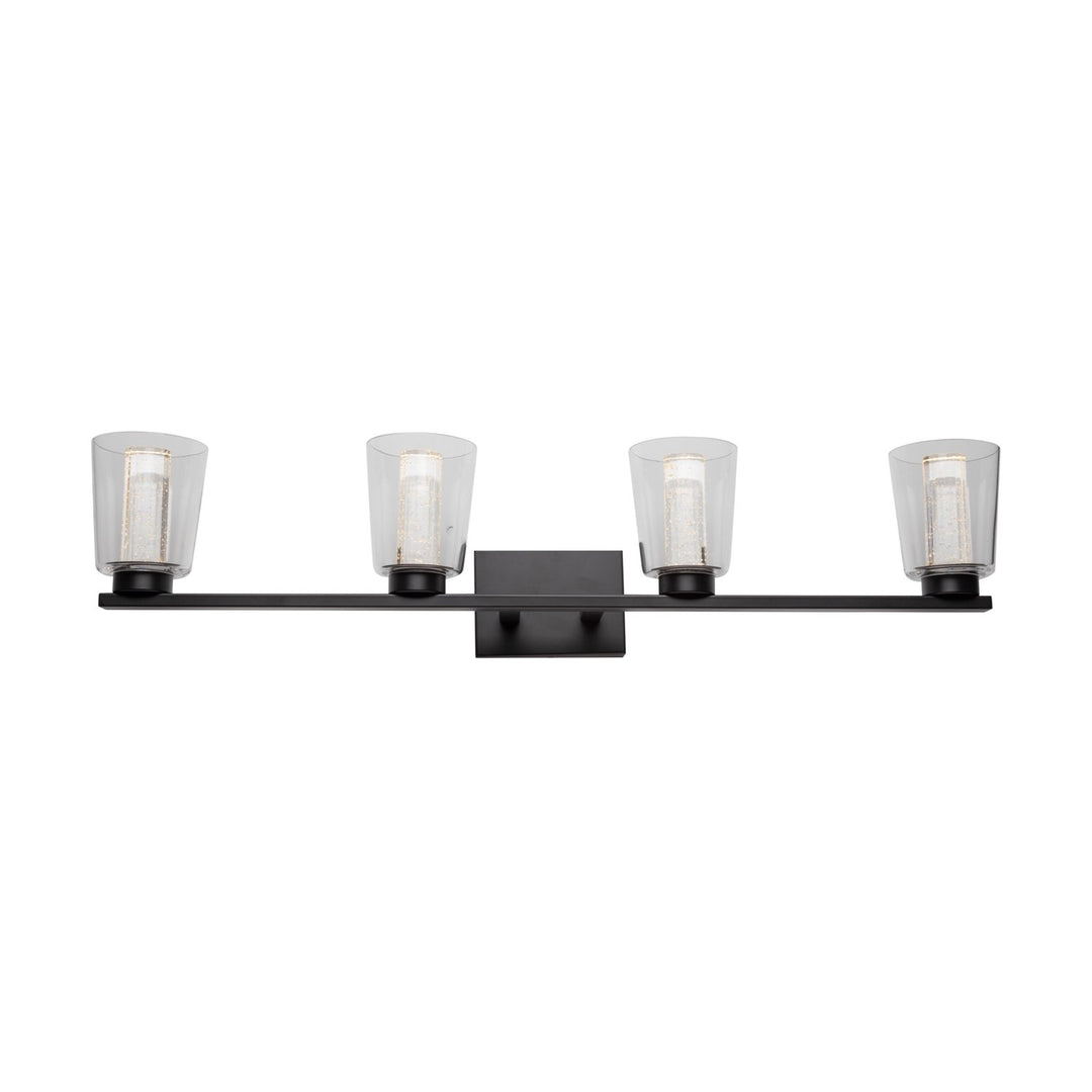 Collection 4-Light Bathroom Vanity Fixture Black
