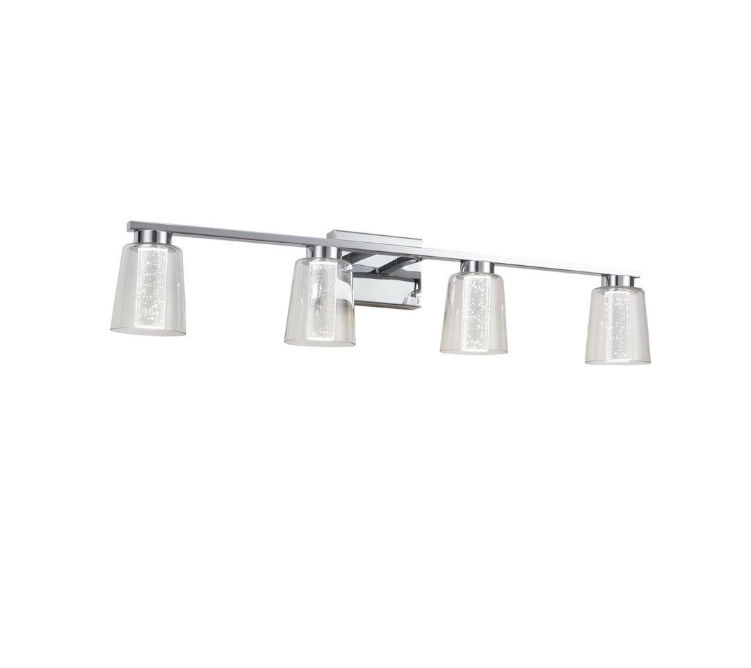 Collection 4-Light Bathroom Vanity Fixture Chrome by Artcraft