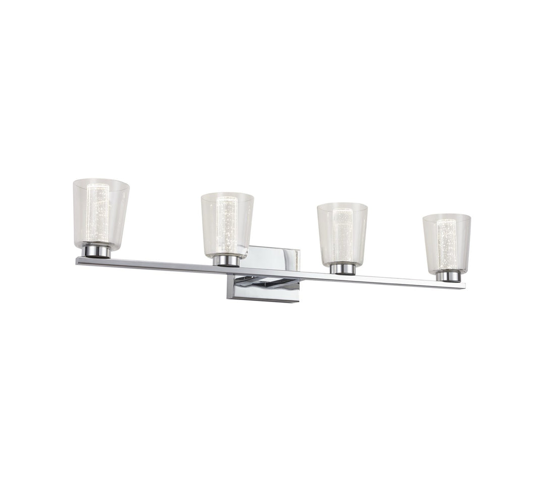 Collection 4-Light Bathroom Vanity Fixture Chrome