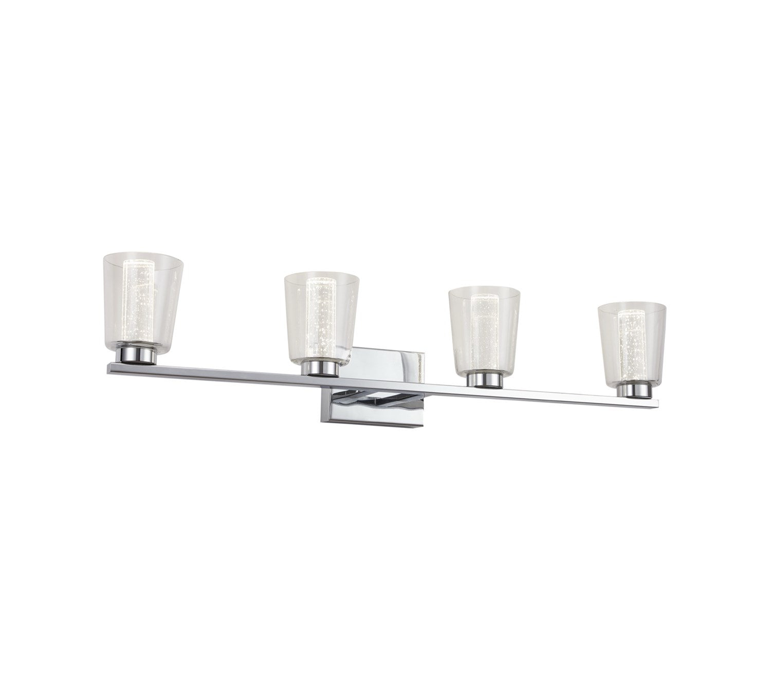 Collection 4-Light Bathroom Vanity Fixture Chrome