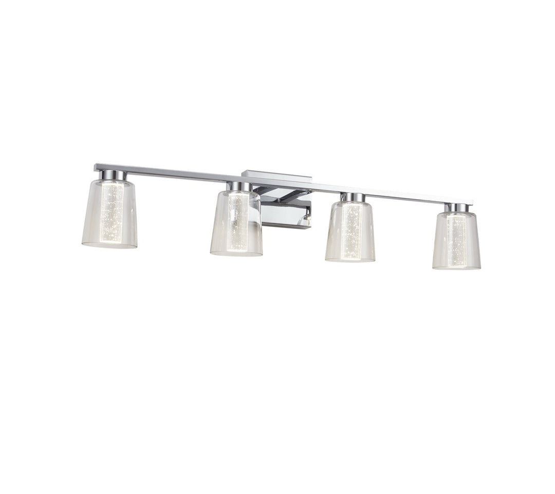 Collection 4-Light Bathroom Vanity Fixture Chrome