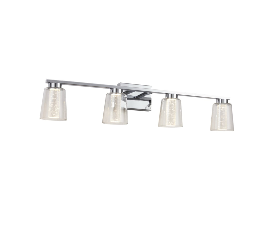 Collection 4-Light Bathroom Vanity Fixture Chrome