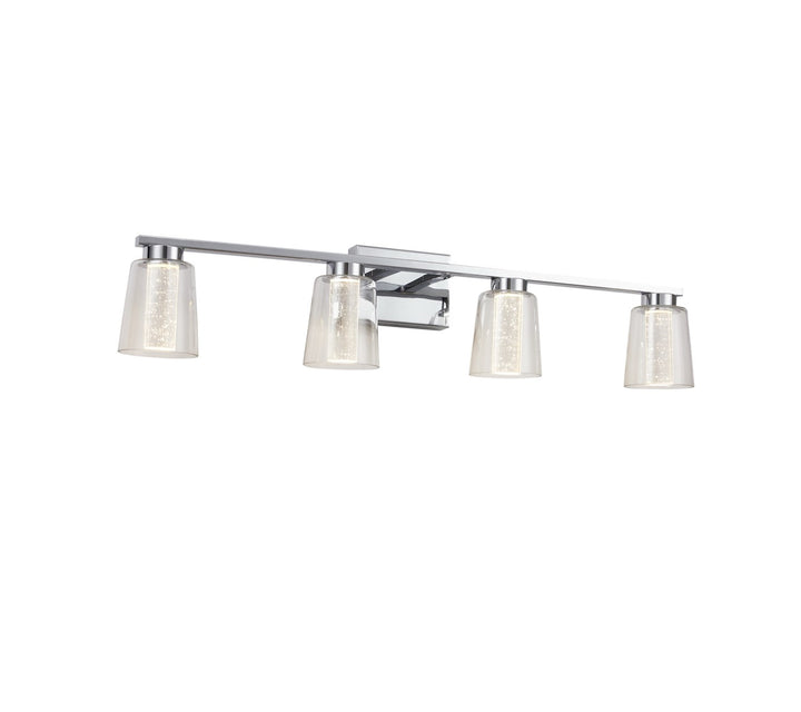 Collection 4-Light Bathroom Vanity Fixture Chrome