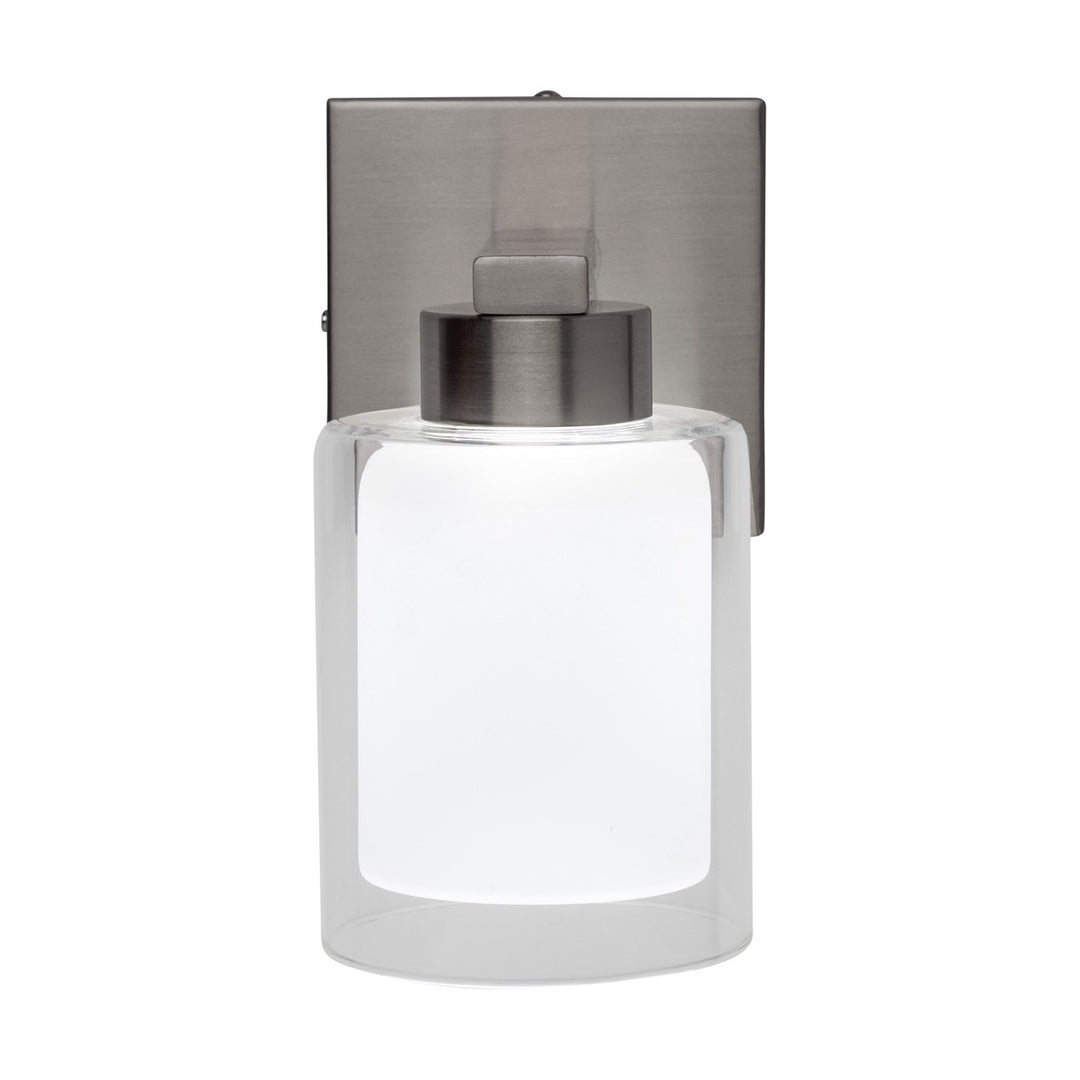 Collection 1-Light Bathroom Sconce Brushed Nickel