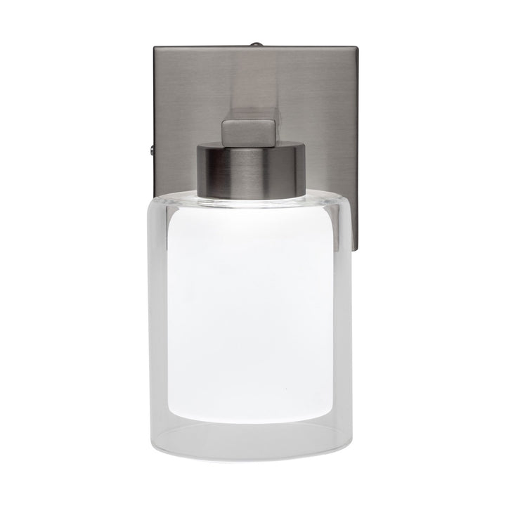 Collection 1-Light Bathroom Sconce Brushed Nickel