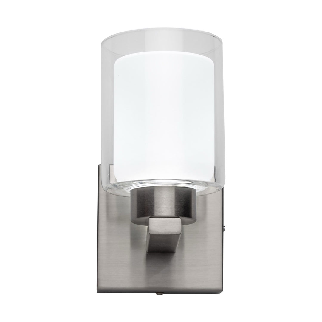 Collection 1-Light Bathroom Sconce Brushed Nickel