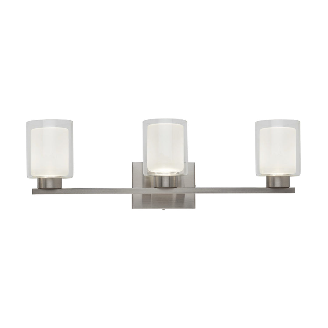 Collection 3-Light Bathroom Vanity Fixture Brushed Nickel