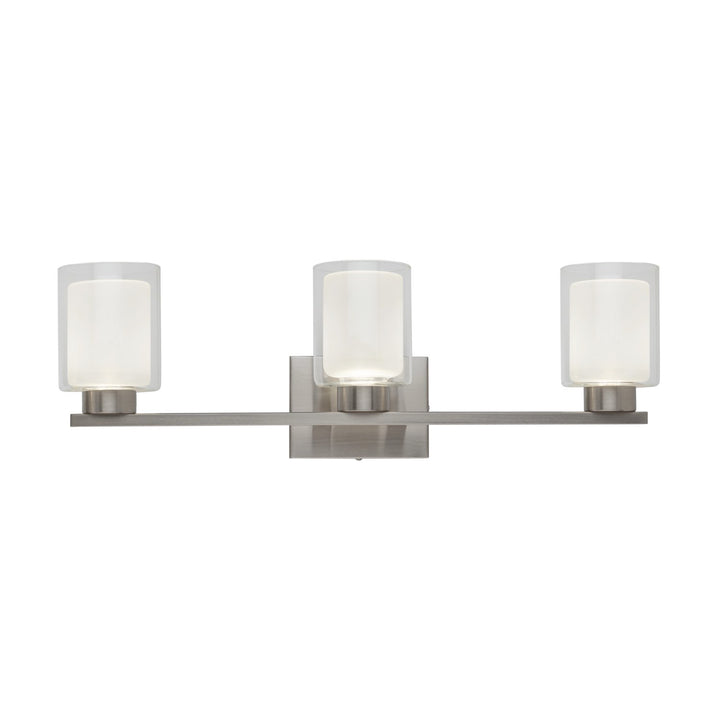 Collection 3-Light Bathroom Vanity Fixture Brushed Nickel