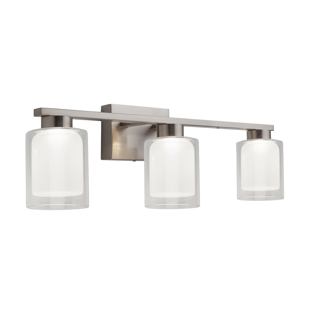 Collection 3-Light Bathroom Vanity Fixture Brushed Nickel