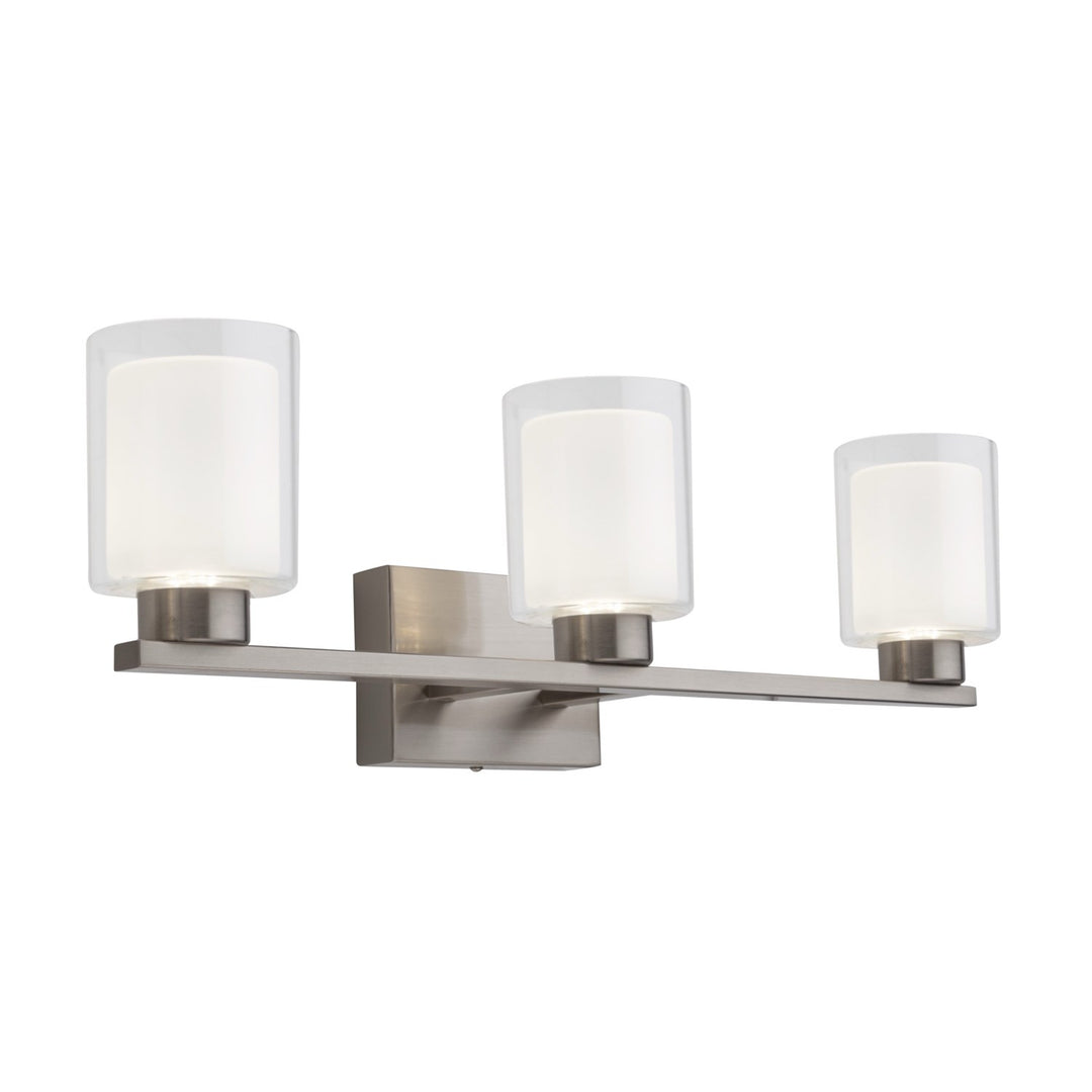 Collection 3-Light Bathroom Vanity Fixture Brushed Nickel
