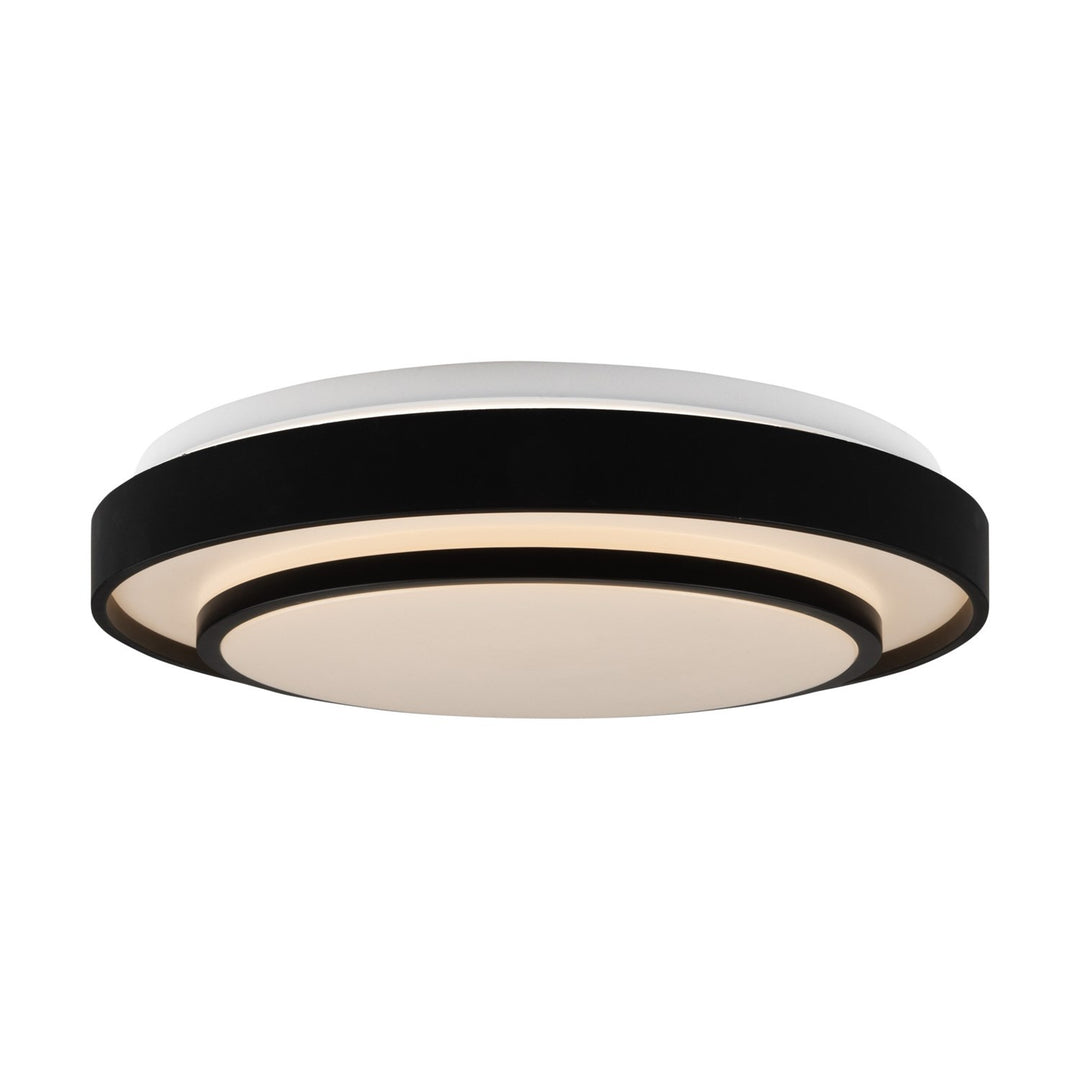 Collection 1-Light 15" Flush Mount Black by Artcraft
