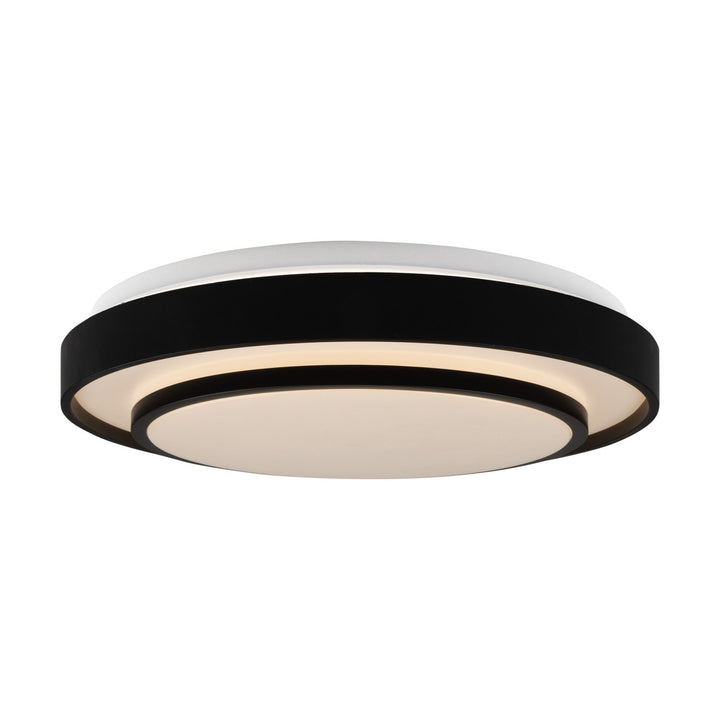 Collection 1-Light 15" Flush Mount Black by Artcraft