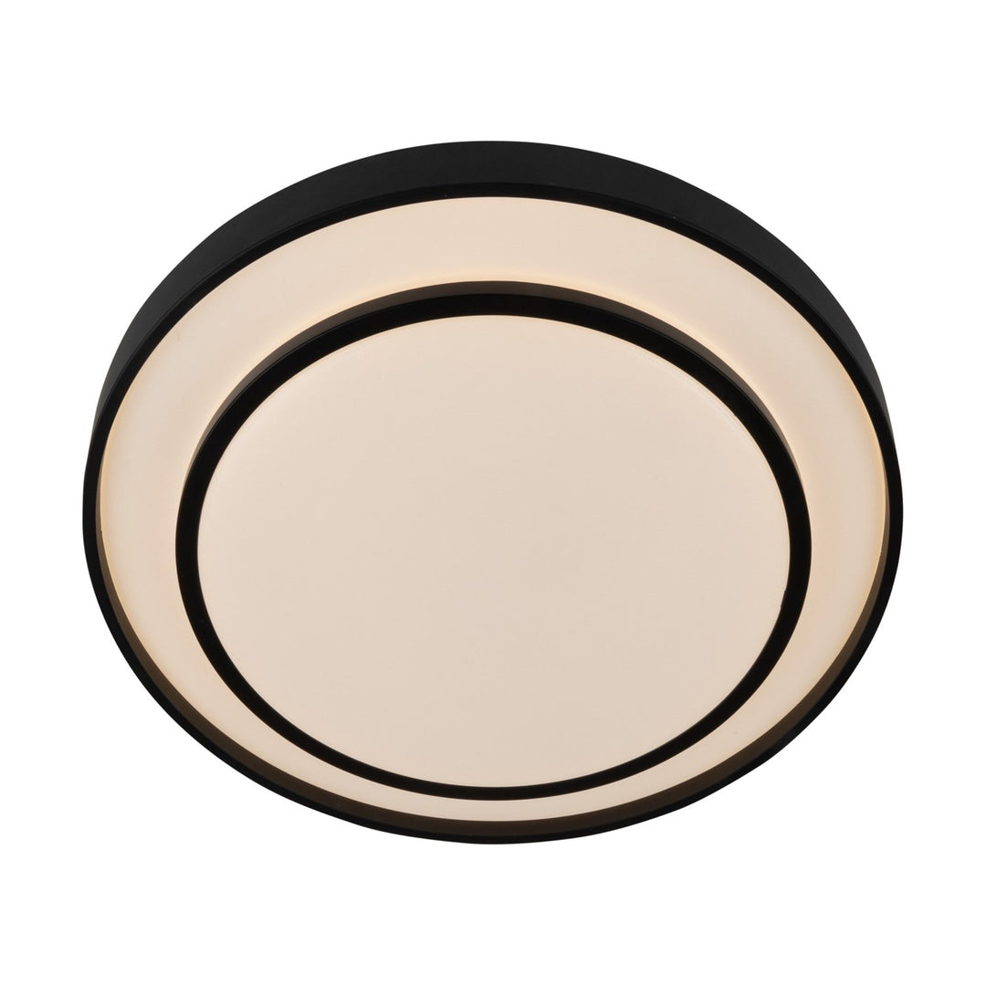 Collection 1-Light 15" Flush Mount Black