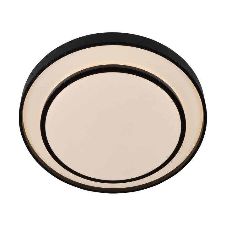Collection 1-Light 15" Flush Mount Black