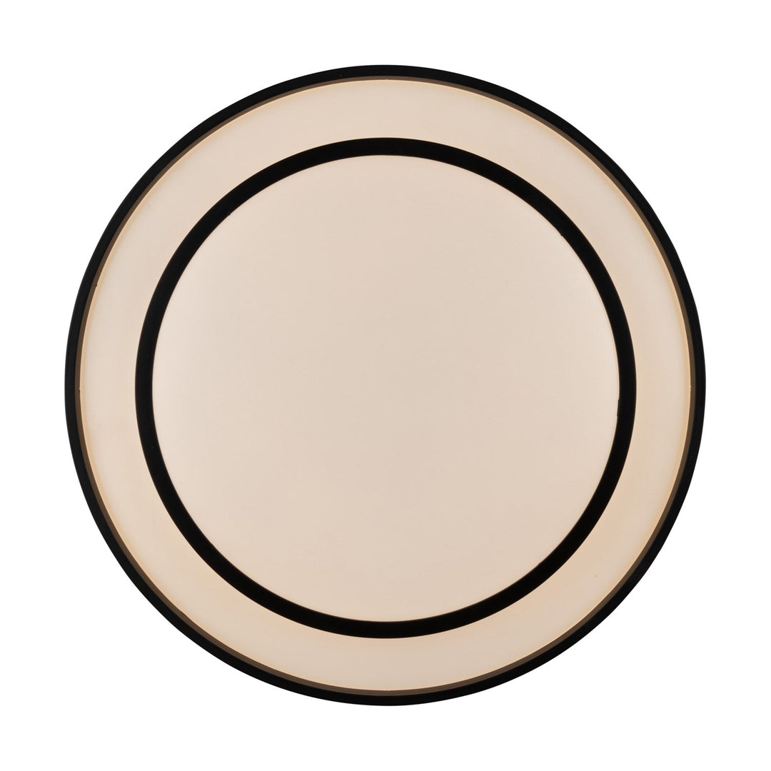 Collection 1-Light 15" Flush Mount Black