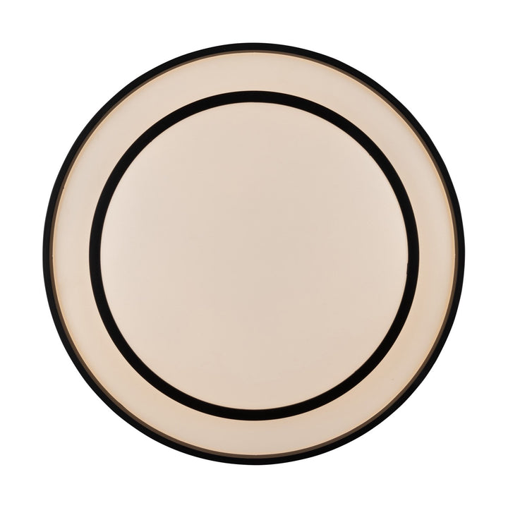 Collection 1-Light 15" Flush Mount Black