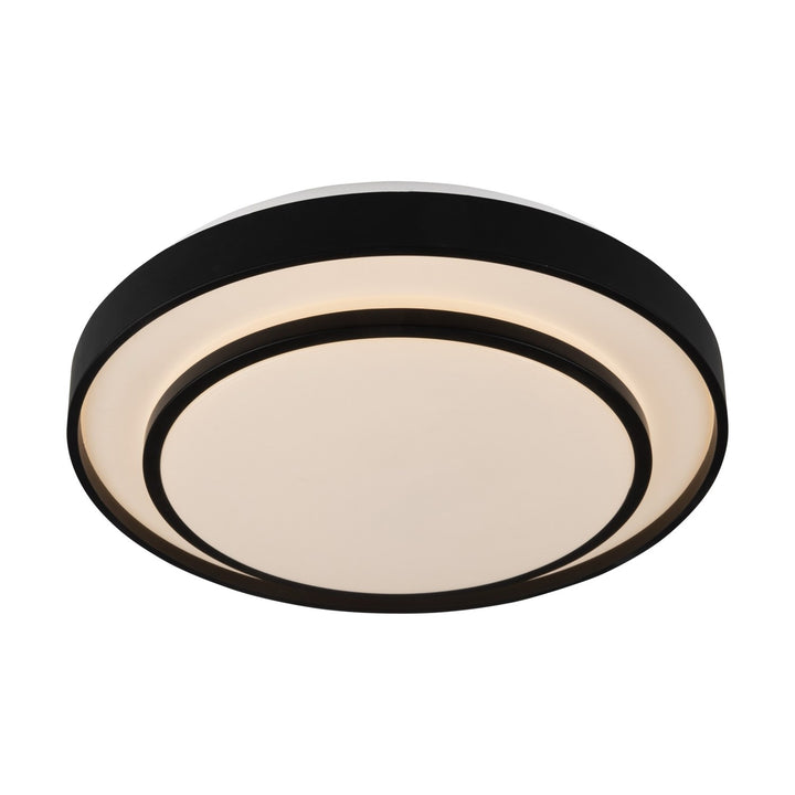 Collection 1-Light 15" Flush Mount Black