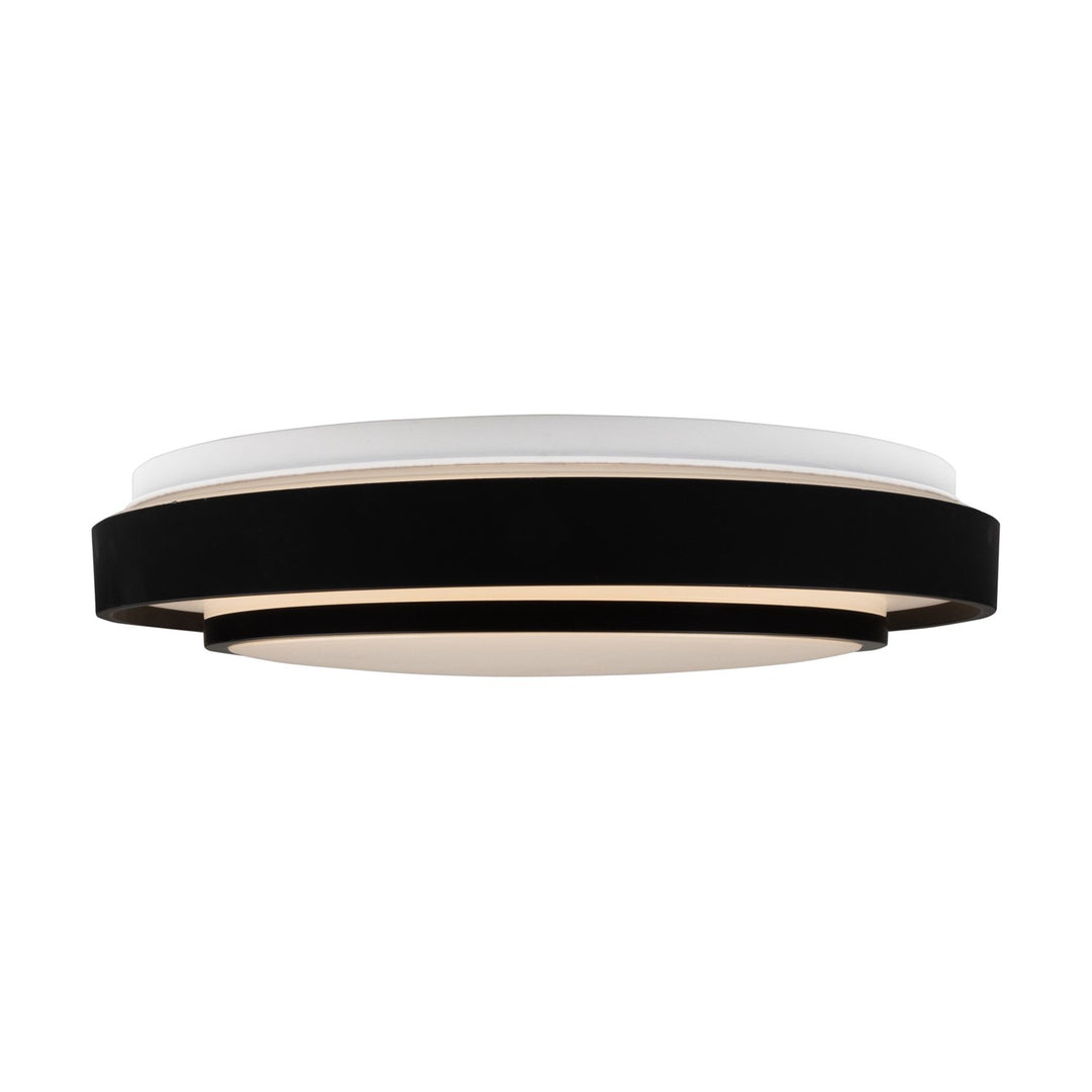 Collection 1-Light 15" Flush Mount Black